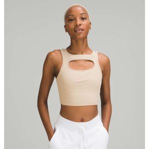 NWT Lululemon LA Front Cutout Crop Tank